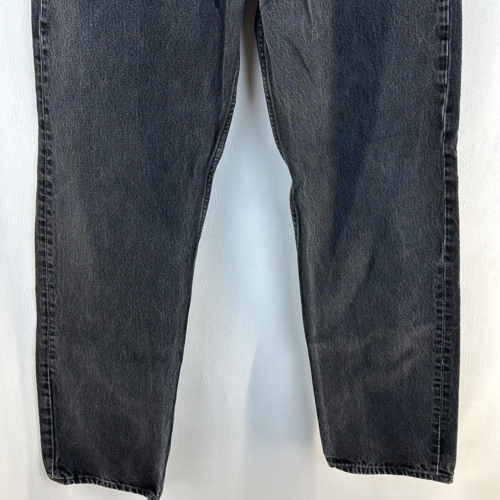 Levi’s 501 Black Washed Denim Jeans, 40x34 - Picture 3 of 8